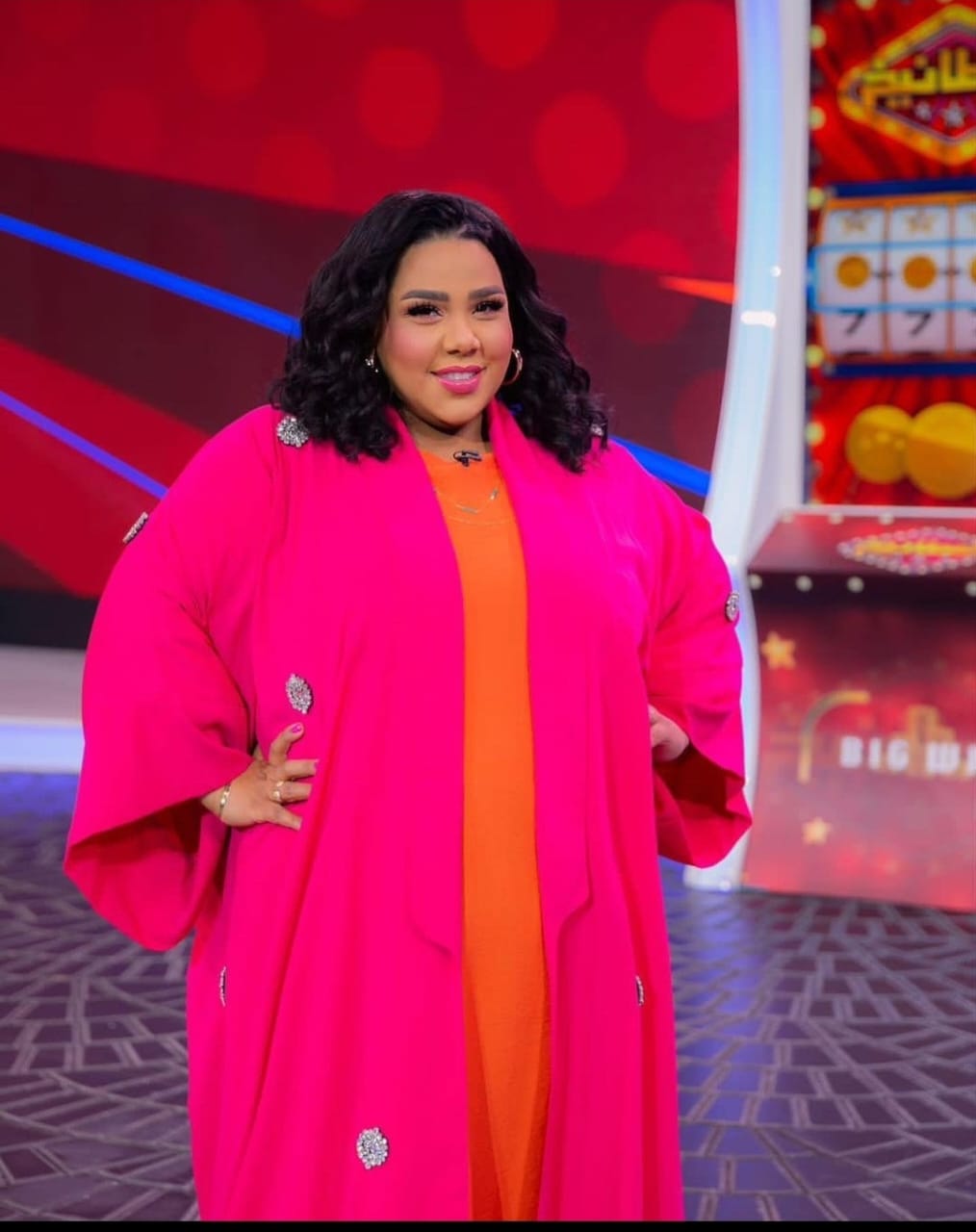 الفنانة شيماء سيف بعد ما خست ٥٠ كيلو من وزنها بعد عملية التكميم